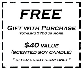 FREE gift with purchase ... $40 value !!!